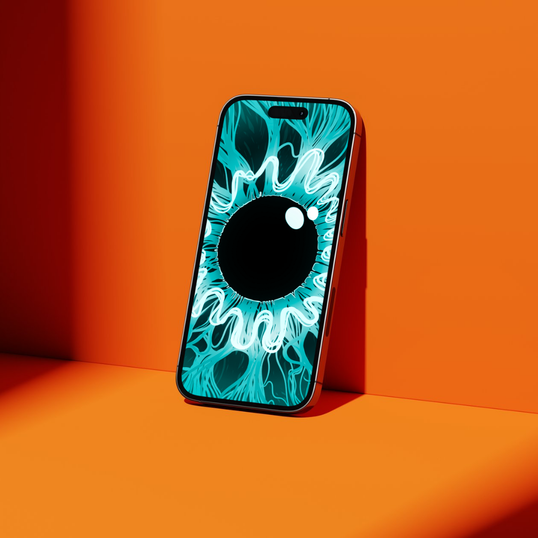 FREE Iris Phone Backgrounds | 6 Colors | PNG Digital Download Free To Use!