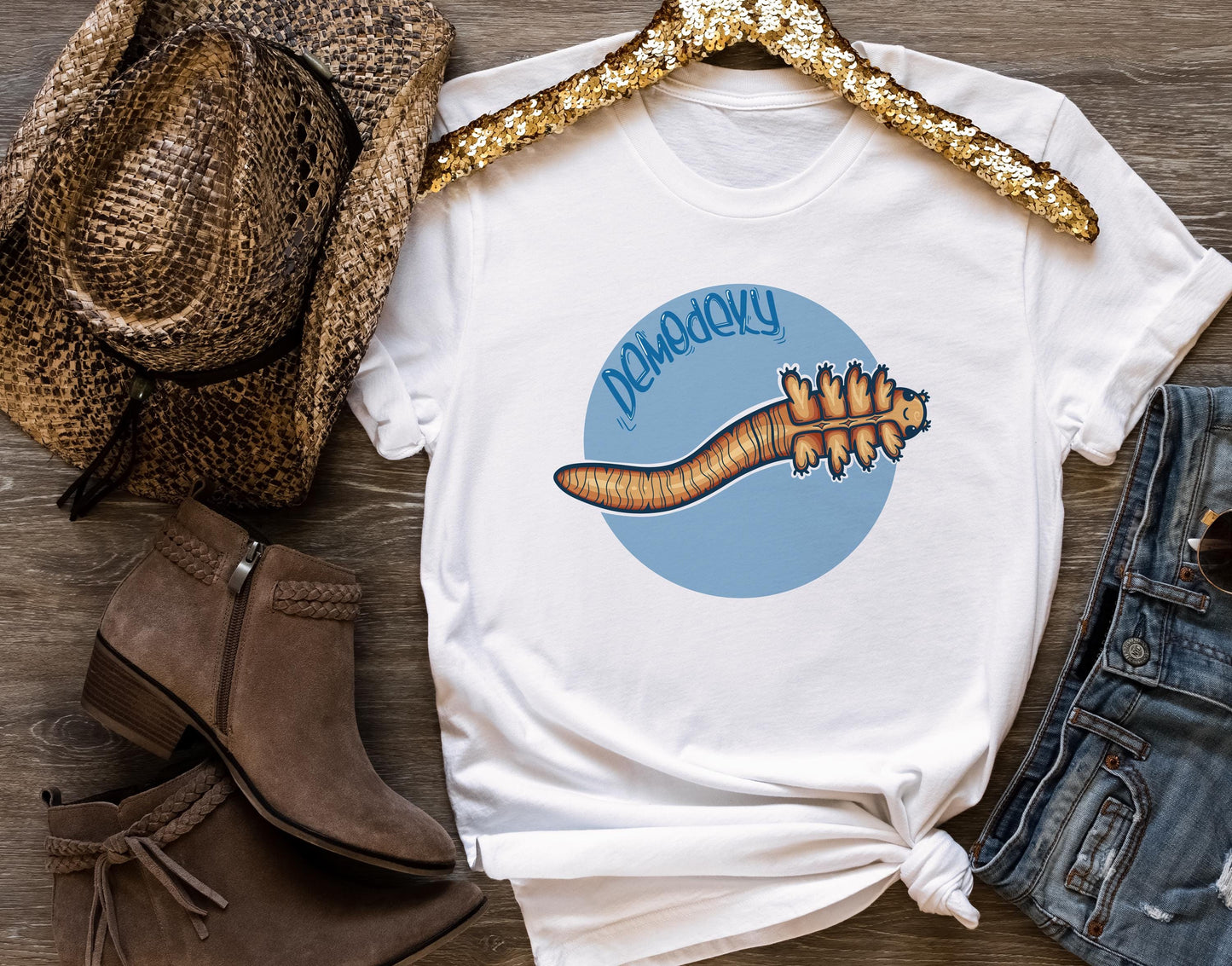 Demodex Shirt Design Digital PNG | Optician, Optometrist, or Optometric Tech shirt design | Eye Care Appreciation PNG Digital Download