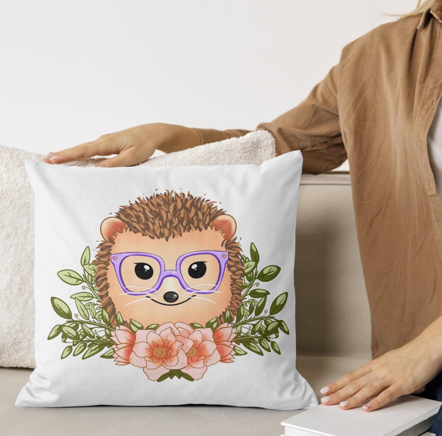 Hedgehog in Glasses Design Digital PNG | Optician, Optometrist, or Optometric Tech shirt design | Cute Hedgehog PNG Digital Download