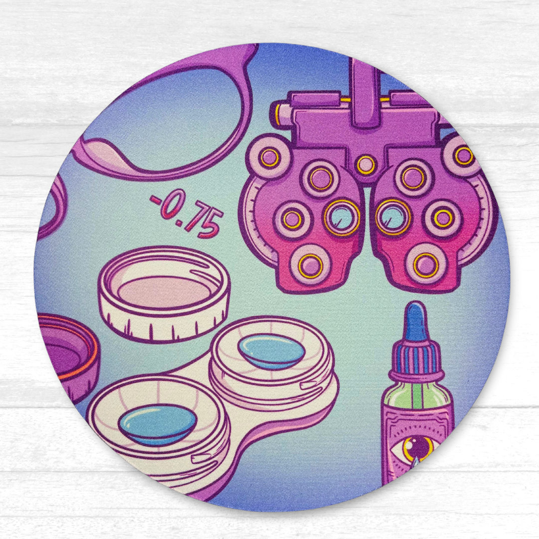 Purple Optometry Mousepad