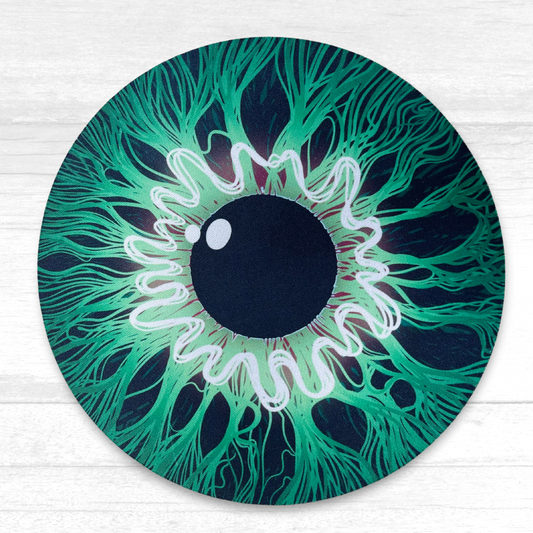 Green Iris Mousepad