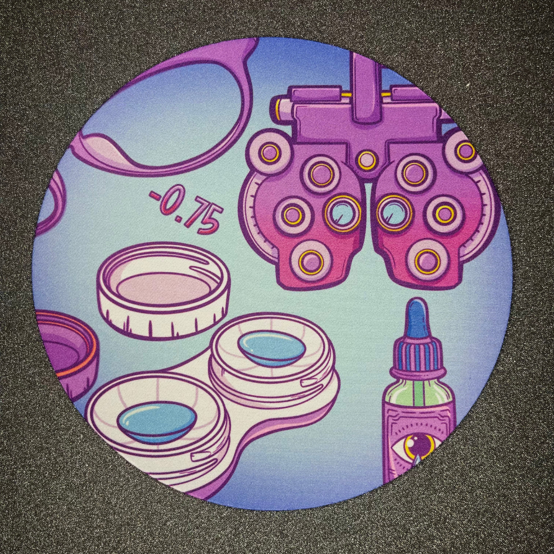 Purple Optometry Mousepad