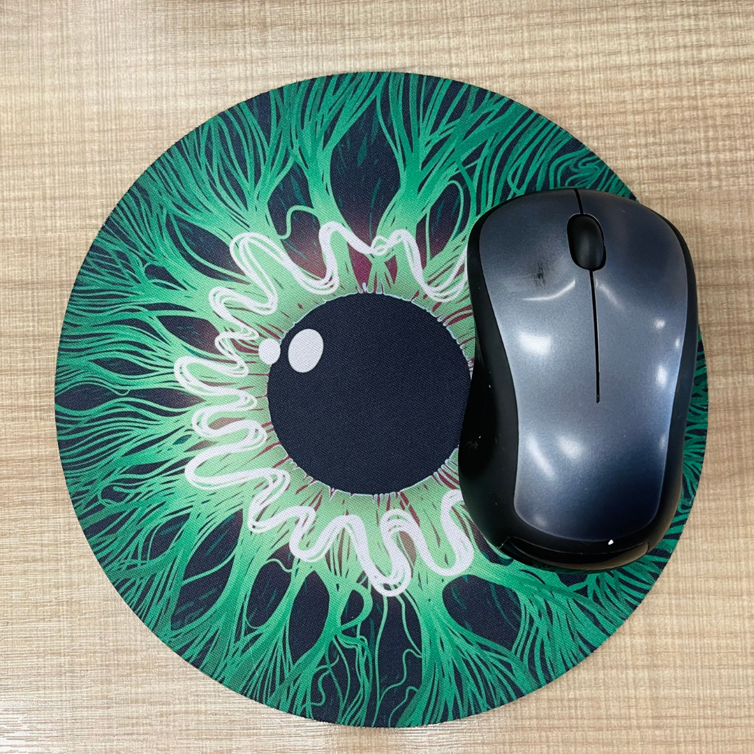 Green Iris Mousepad