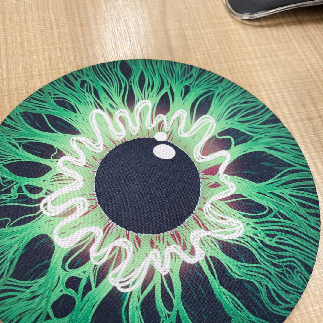 Green Iris Mousepad