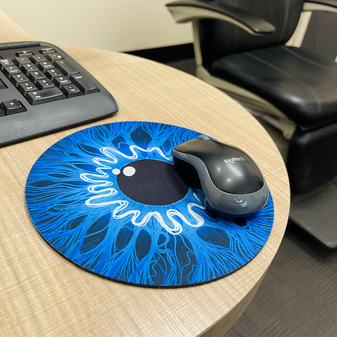 Blue Iris Mousepad