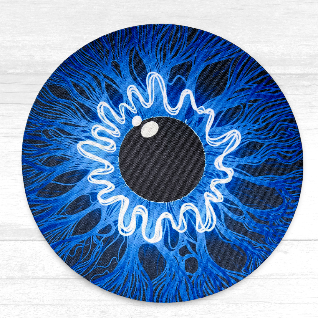 Blue Iris Mousepad