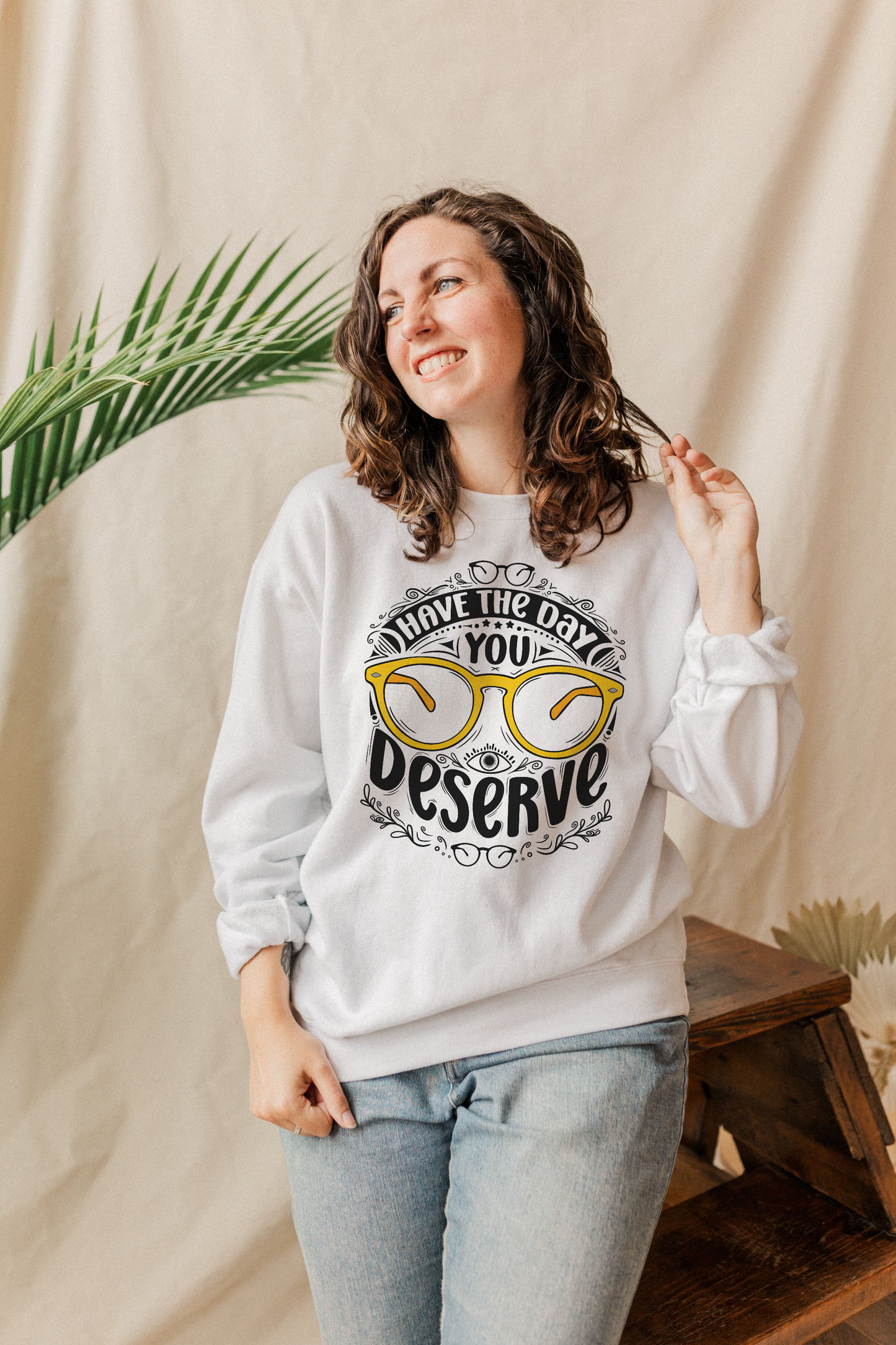 Have The Day You Deserve PNG Designs | Sassy Optometry Inspired Designs for DIY Projects or Small Businesses | 3 Different Colors