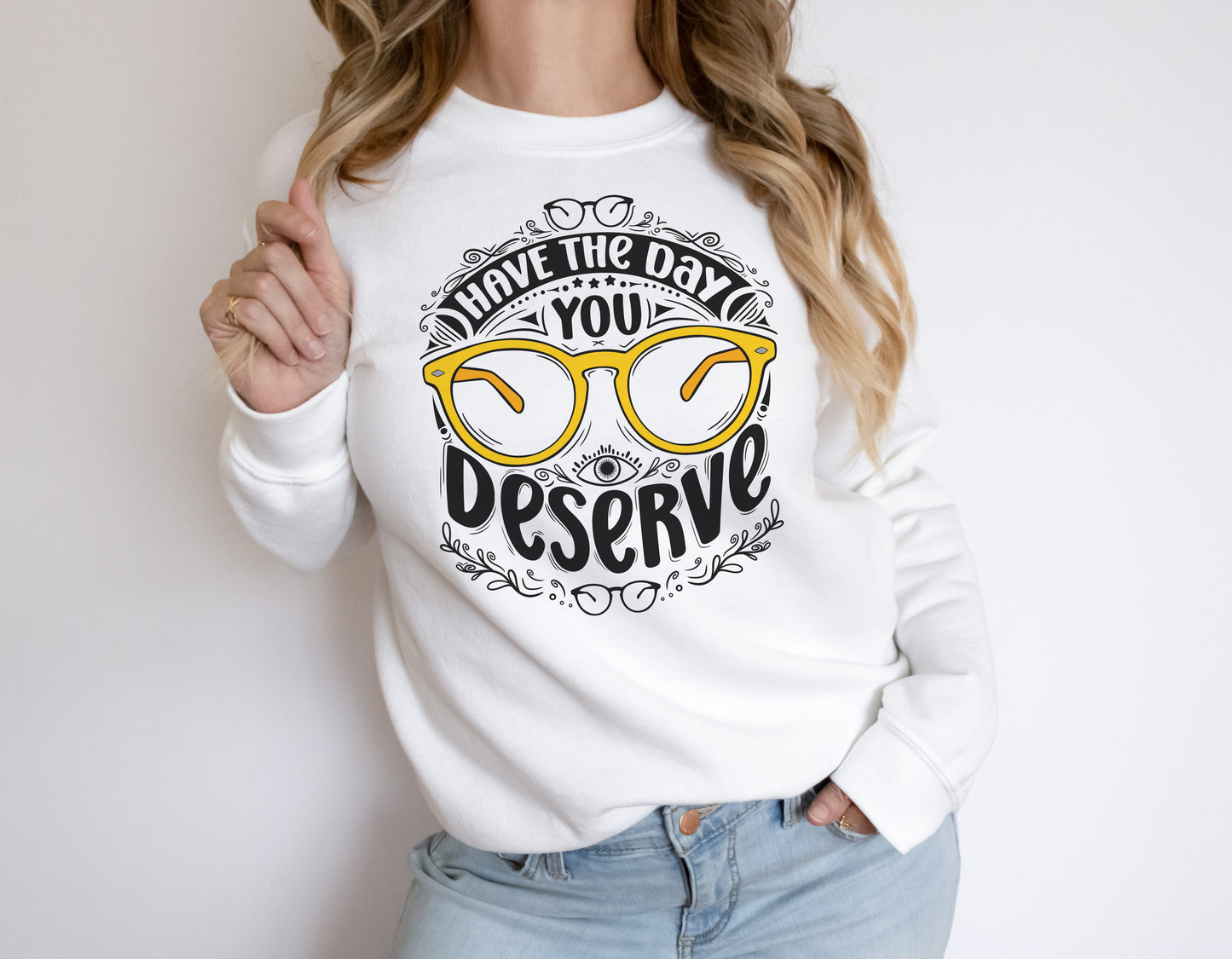 Have The Day You Deserve PNG Designs | Sassy Optometry Inspired Designs for DIY Projects or Small Businesses | 3 Different Colors